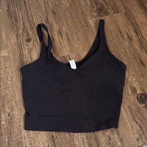 Black Lululemon Align Workout tank top